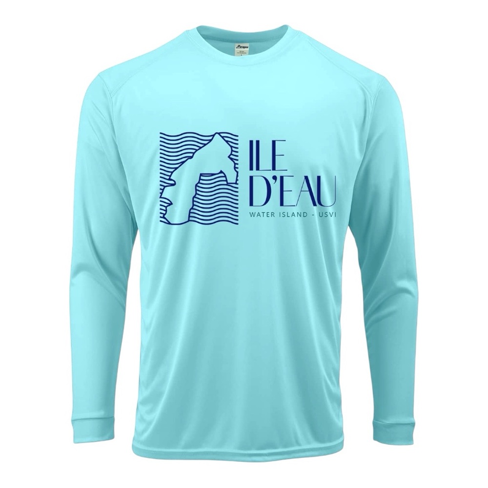 ÎLE D’EAU 🔹Water Island, USVI | “The Island” Sun Shirt ☀️ various unisex sizes